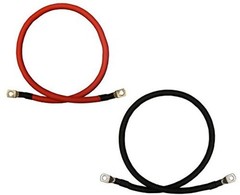 4/0 AWG Gauge Red + Black Pure Copper Battery Inverter Cables Solar, RV, Car,…