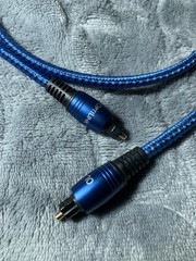 OPTILINK OL-1 Optical Audio Cable Blue Gold Plated Optical Audio Male Connectors