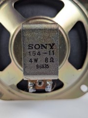 Vintage Sony 154-11 4W 8Ω 4″ Speaker, Excellent condition