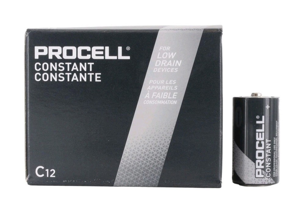 Procell C Alkaline Batteries 1.5V PC1400 Low Drain Devices MAR 2033 Expiry