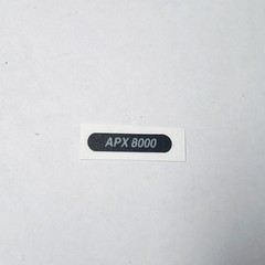 DIY Motorola APX8000 Radio Speaker Grille Aluminum Plate Body Case Label Badge