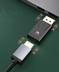 DisplayPort to HDMI Adapter – 4K HD Video Converter for PC Monitors and Projecto