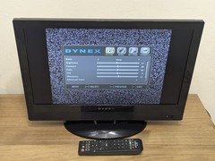 Dynex DX-19L150A11 19″ LCD Flat Screen TV + Remote HDMI Retro Gaming Monitor AV