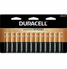 Duracell Coppertop AA Battery , 24 Pack Long-Lasting Batteries