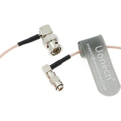 50 cm Right Angle BNC Right Angle DIN 1.0/2.3 mini BNC Coaxial Cable Blackmagic