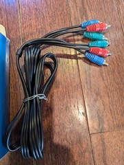 6FT COMPONENT VIDEO CABLE 3 RCA RED GREEN BLUE RGB COAXIAL for HDTV DVD VCR COAX