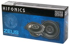 Pair Hifonics Zeus ZS4CX 4 Inch 350 Watt 2 Way Car Audio Coaxial Speakers