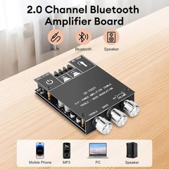 High Quality ZK-1002T Bluetooth 5.0 Amplifier Board 200W Hifi Audio AMP Board