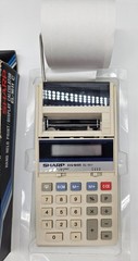 Vintage Sharp EL-1611 C Hand Held Print Display Calculator 10-Digit Printer