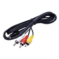 Composite A/V Cable/Cord for Roku LT HD XD 1080p XDS 2050X 2450D 2500R Player