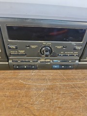 Technics RS-TR373 Double Stereo Cassette Deck HX PRO Needs Heads Cleaned Works