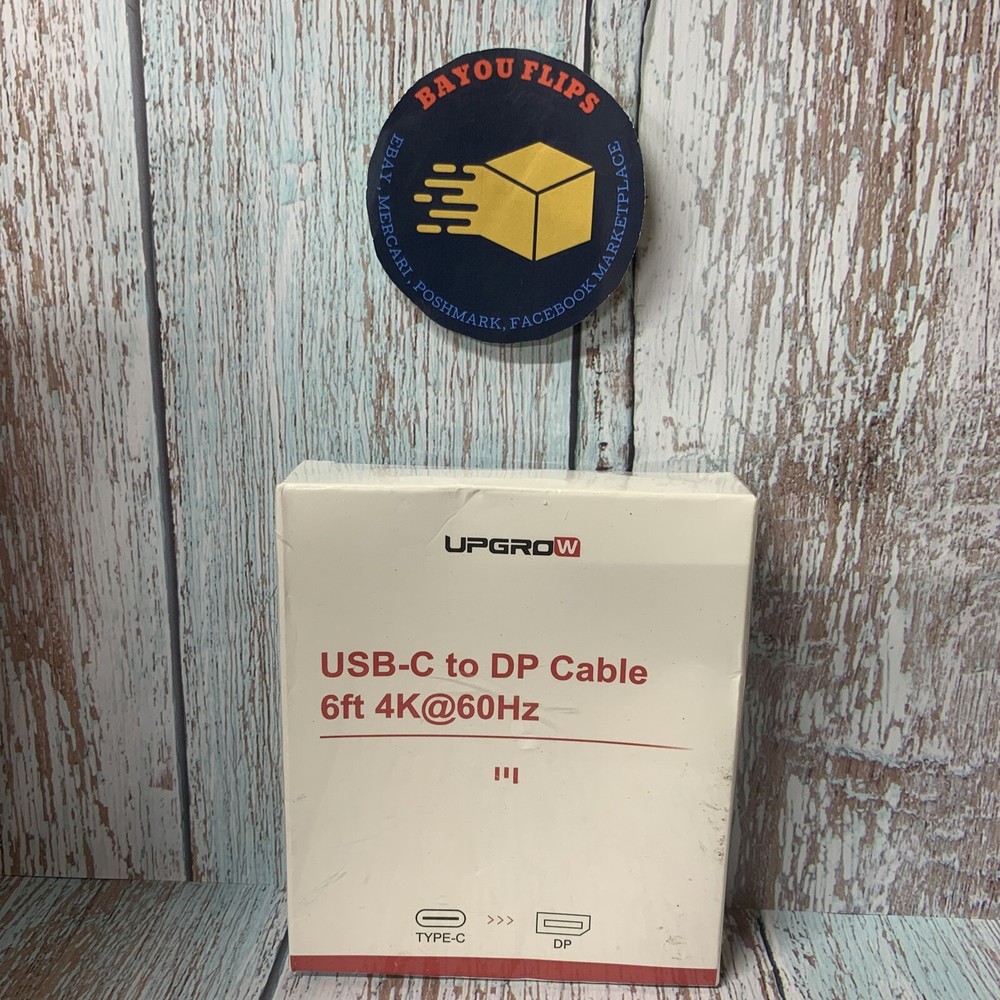 Upgrow USB C to DisplayPort Cable 4K@60Hz 6FT for Home Office USB C to DP – A6