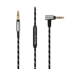 Replace Audio nylon Cable with Mic For SONY MDR-NC60/NC50/NC200D/NC500D/SBH60