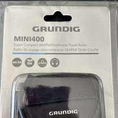 Grundig Mini400 Super Compact AM/FM/Shortwave Travel Radio New Sealed VTG