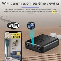 Smart Mini WiFi Camera Wireless 1080P HD Small Night Cam w/Battery Home Security