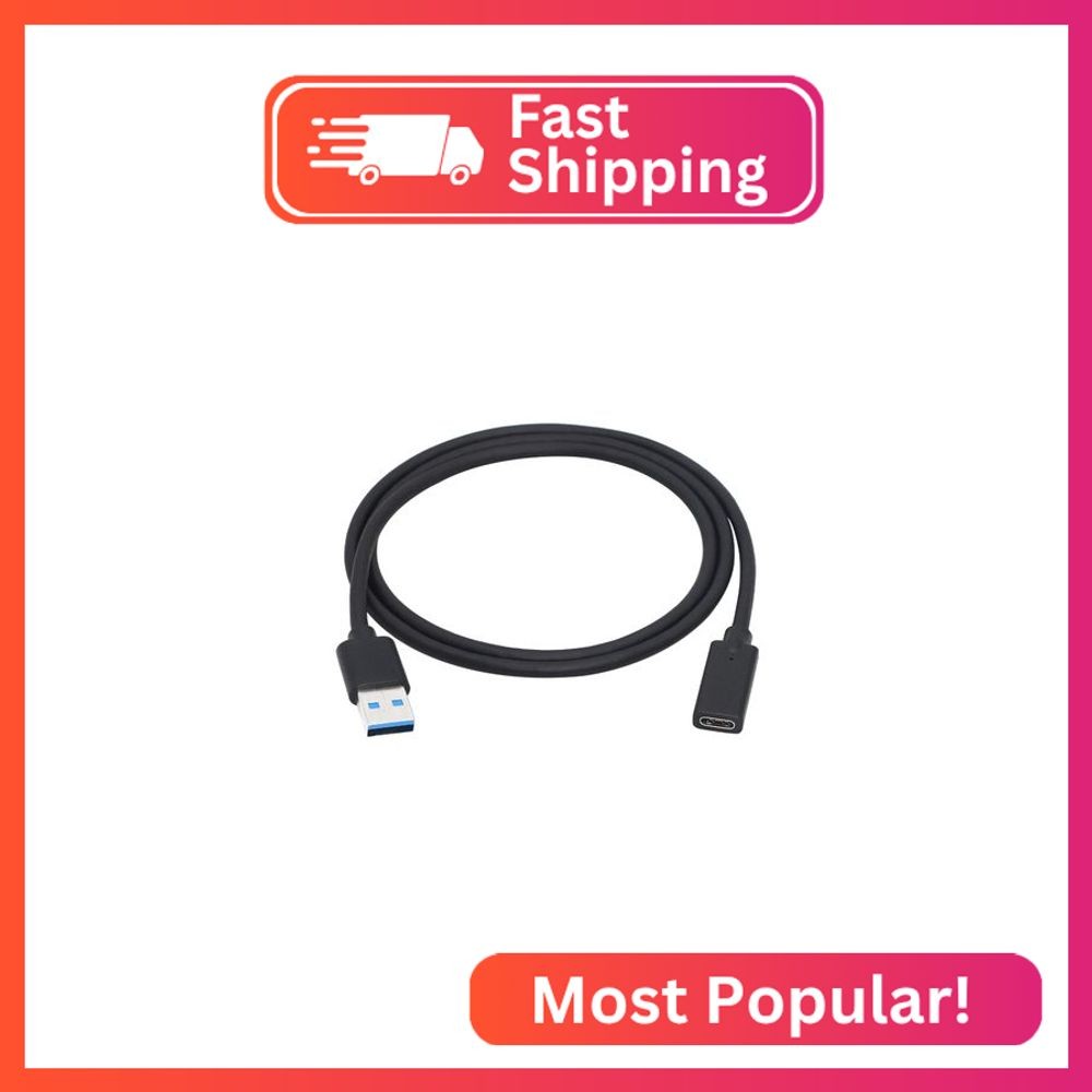 CERRXIAN USB 3.0 Type A Male to USB 3.0 Type C Female Connector Converter Adapte