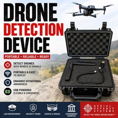 Drone and Pilot Detection Device –Handheld Remote ID Receiver for iOS & Android
