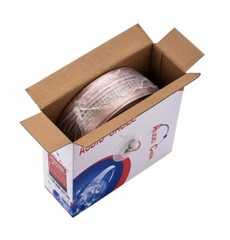 50FT Speaker Cable 14AWG 14/2 Transparent Clear Home Car Audio Stereo Wire