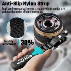 Anti-Slip Small Swivel Oil Filter Wrench, Oil Filter Removal Tool Fits Filters 2