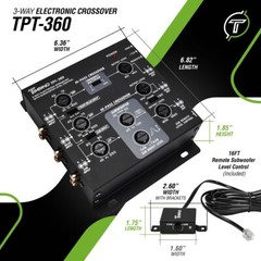 (1) FULL RANGE AMPLIFIER TIMPANO 5600W 1 CHANNEL TPT-5000EQ-1 1Ω CAR PRO AUDIO