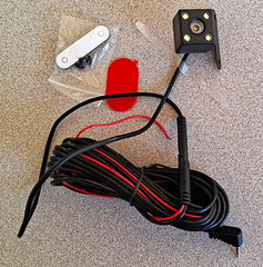 Wired Rear View Backup Camera w/ Bracket Mount, Long Cable, 3.5mm Plug Universal