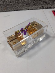 Phoenix Gold PDB214 24kt Gold 1-In 4-Out Power Ground Distribution Block Lot (2)
