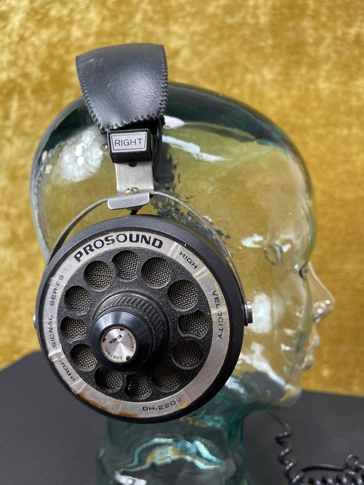 Vintage Prosound Model dh-220v Professional Series Headphones WORKS