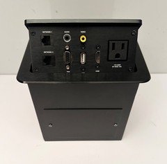 Conference Table Connectivity Box AV Multimedia Interface HDMI, VGA, Audio, USB