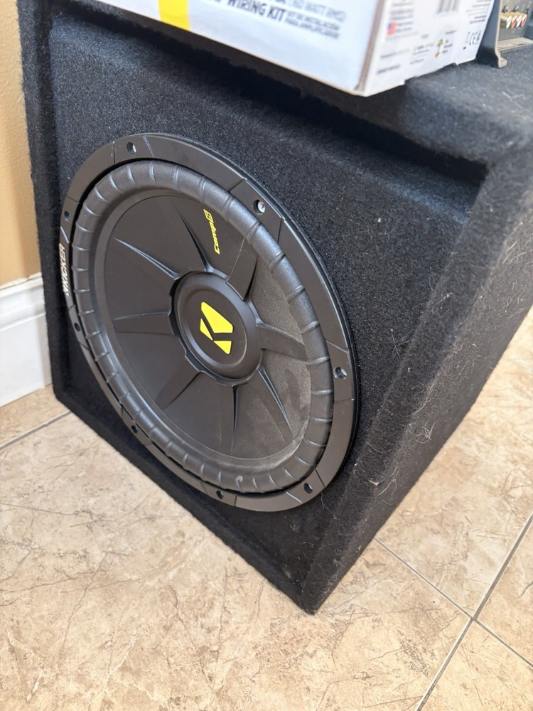 Kicker 48TRTP122 12-inch Thin W/wires And Kicker Amp