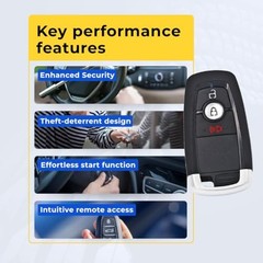 Replcament Key Fob Compatible with EcoSport 2018-2023 FCC M3N-A2C93142300