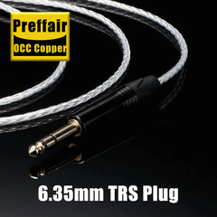 8Core OCC Silver Plated 6.35mm to Dual 3.5mm Focal ELEAR Replacement Cable