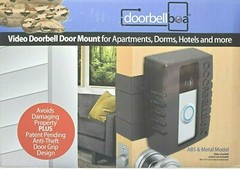 DoorbellBOA Video Doorbell Mount, ABS & Metal