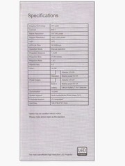 ROHS High Resolution LED Projector