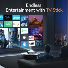 4K Projector Dolby 45000 Lumen LED 1080P 5G WiFi Bluetooth Portable Home Theater
