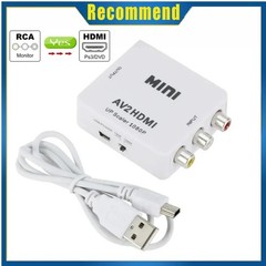 HDMI To RCA AV Adapter Converter Cable CVBS 3RCA 1080P Composite Video Audio