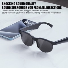 Smart Glasses AI Bluetooth Glasses with 144+Translation for Men & Woman Travel…