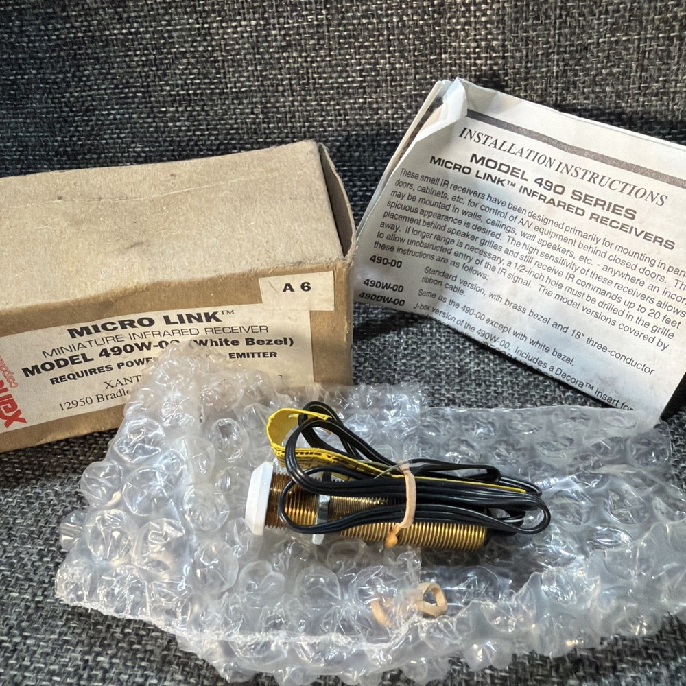 Xantech 490W-00 Micro Link Infrared Receiver