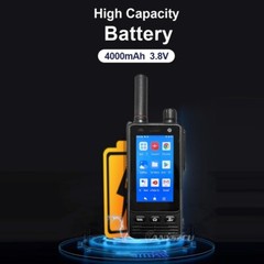ANYSECU W63 IP68 4G Network Radio Android 9.0 NFC Zello Real-ptt PTT POC Radio