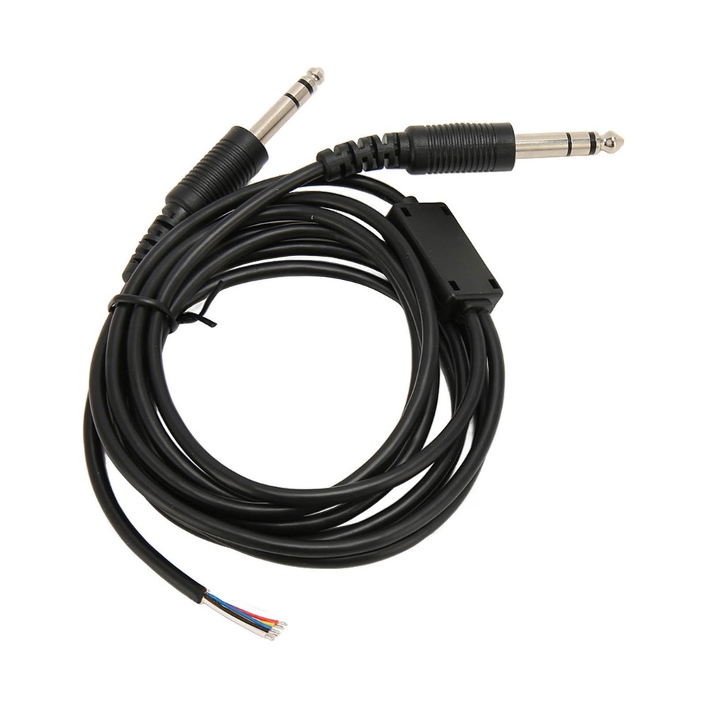 Aviation Headphone Cable Flexible 6.6ft Replacement Cable For David Clark AVCOMM