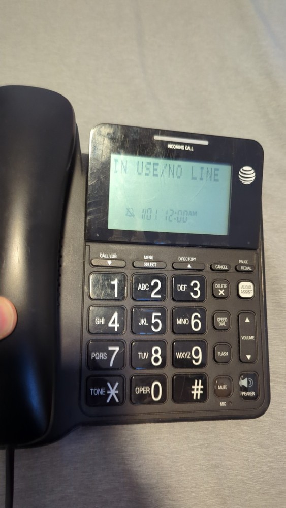 AT&T CL2940 Single Line Corded Telephone/Phone *used/power one*