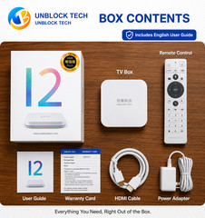 UBOX12 2026 Enhanced Version Plus | Streaming Box | 4K HDR | Unblock tech