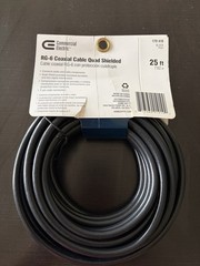 Commercial Electric 25 ft. RG-6 Coaxial Cable