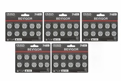 50 Pack Bevigor Battery CR2025 Lithium 3V Coin Batteries – Mfg. Date 3/ 2025