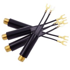 Matching Transformer 4pack Gold Plated 75 Ohm To 300 Ohm Adapter Uhf/vhf/fm Balu