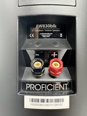 Proficient Audio AW830BLK 3-Way All-Weather 8”Outdoor/Indoor Speakers Pair Works