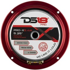 PAIR DS18 PRO-X5.4M 5.25″ Midrange Speakers 4-Ohm 600 Watt Car Midbass Mid Range
