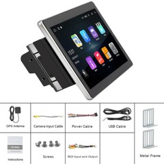 2 Din Android 13.0 Rotatable 10.1″ Carplay Car Stereo Radio Player GPS Navi WIFI