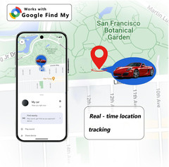 GPS Tracker for Vehicles Car Tracking Device,Mini Hidden for iPhone Android
