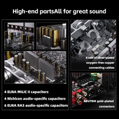 FiiO K17 AK4191+AK4499EX*2 Desktop DAC & Headphone Amp, 31-Band PEQ (Black)
