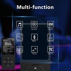 Bluetooth MP4/MP3 Lossless Music Player FM Radio Recorder Sports Support 128GB